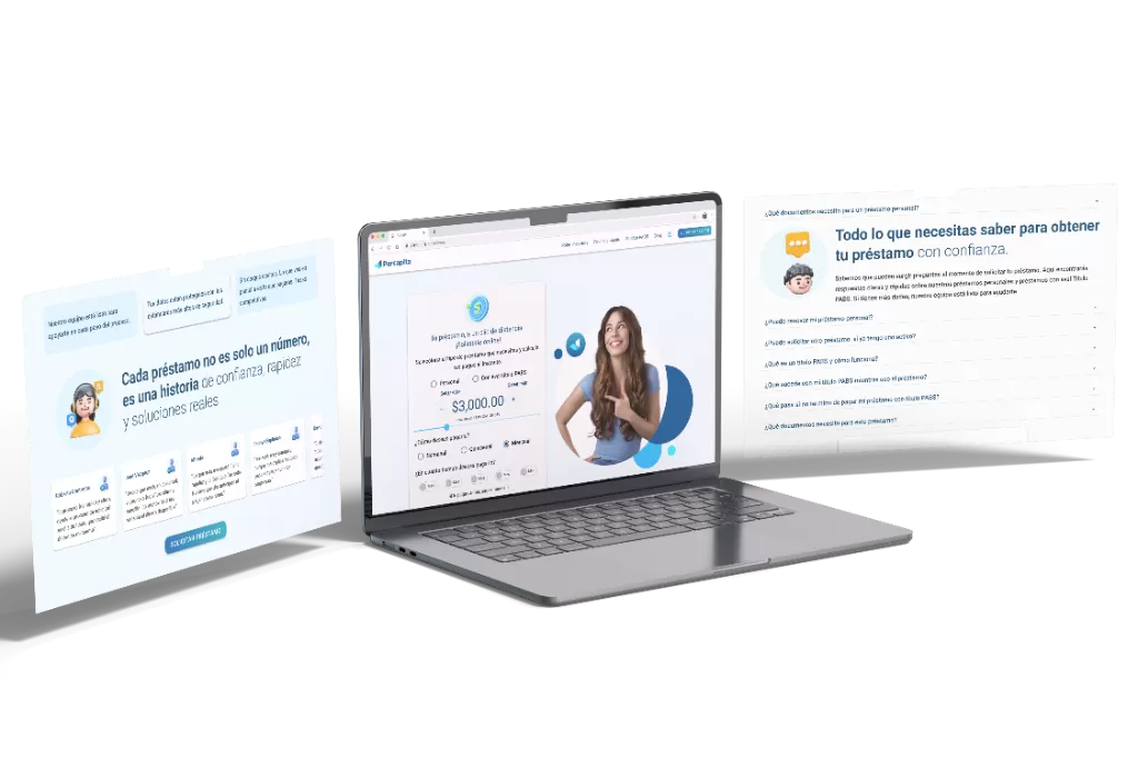 Landing y flujo inicial